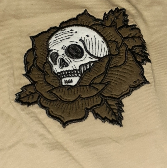 Saint Morta Skull Rose Logo Shirt Tee - Picture 3 of 6